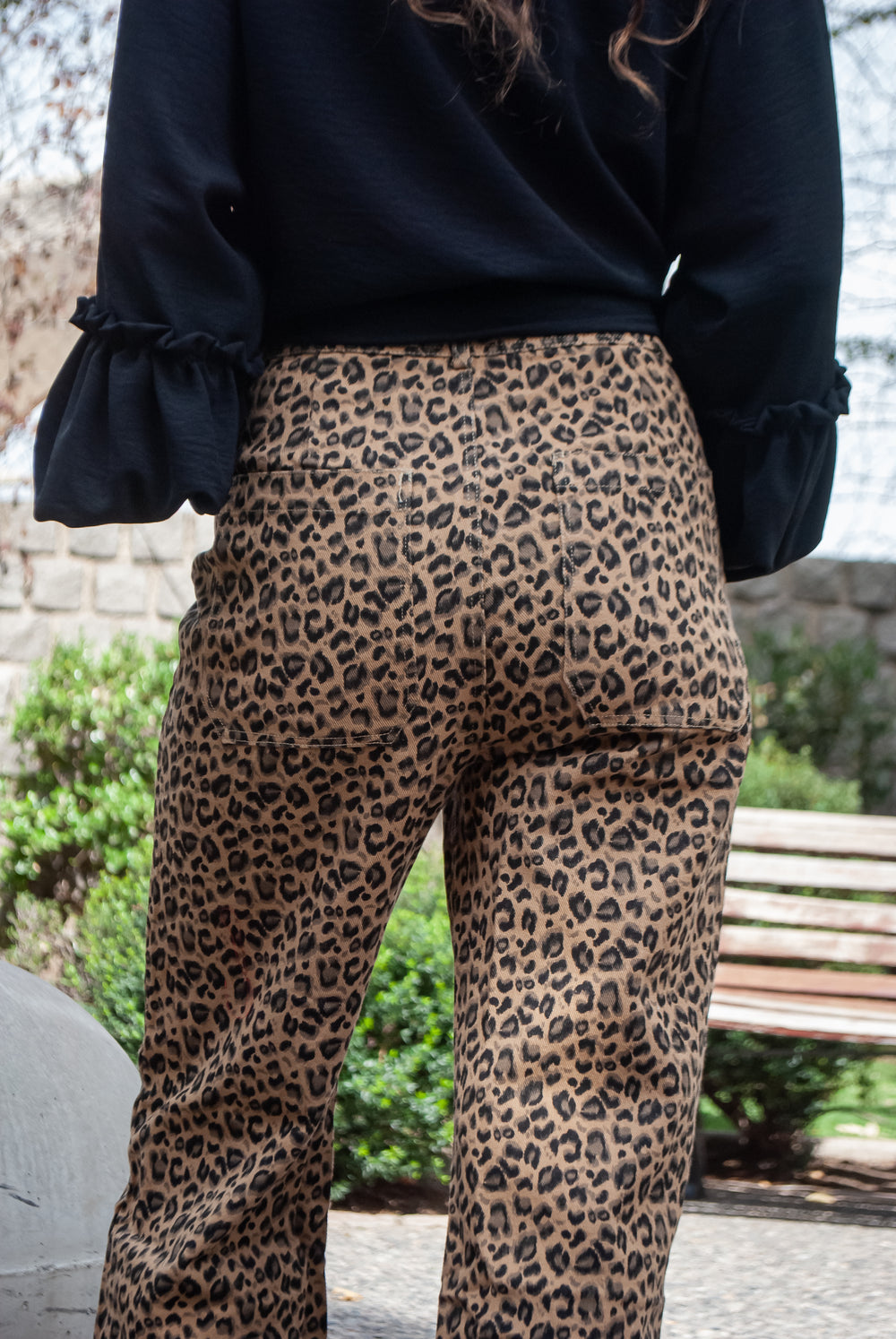 Pantalon leopardo Brown