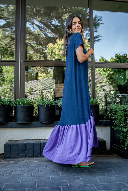 Vestido Ruffalo Purple