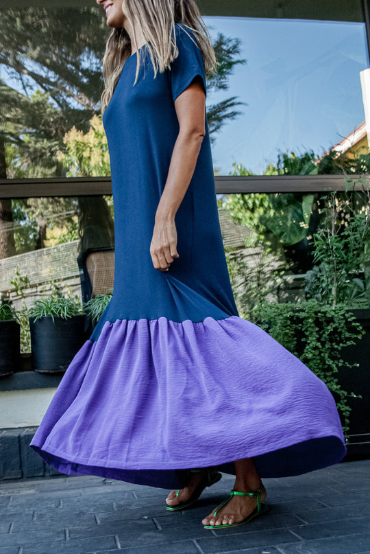 Vestido Ruffalo Purple