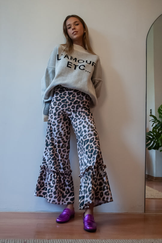 Pre Venta Pantalón Tomasa Leopard