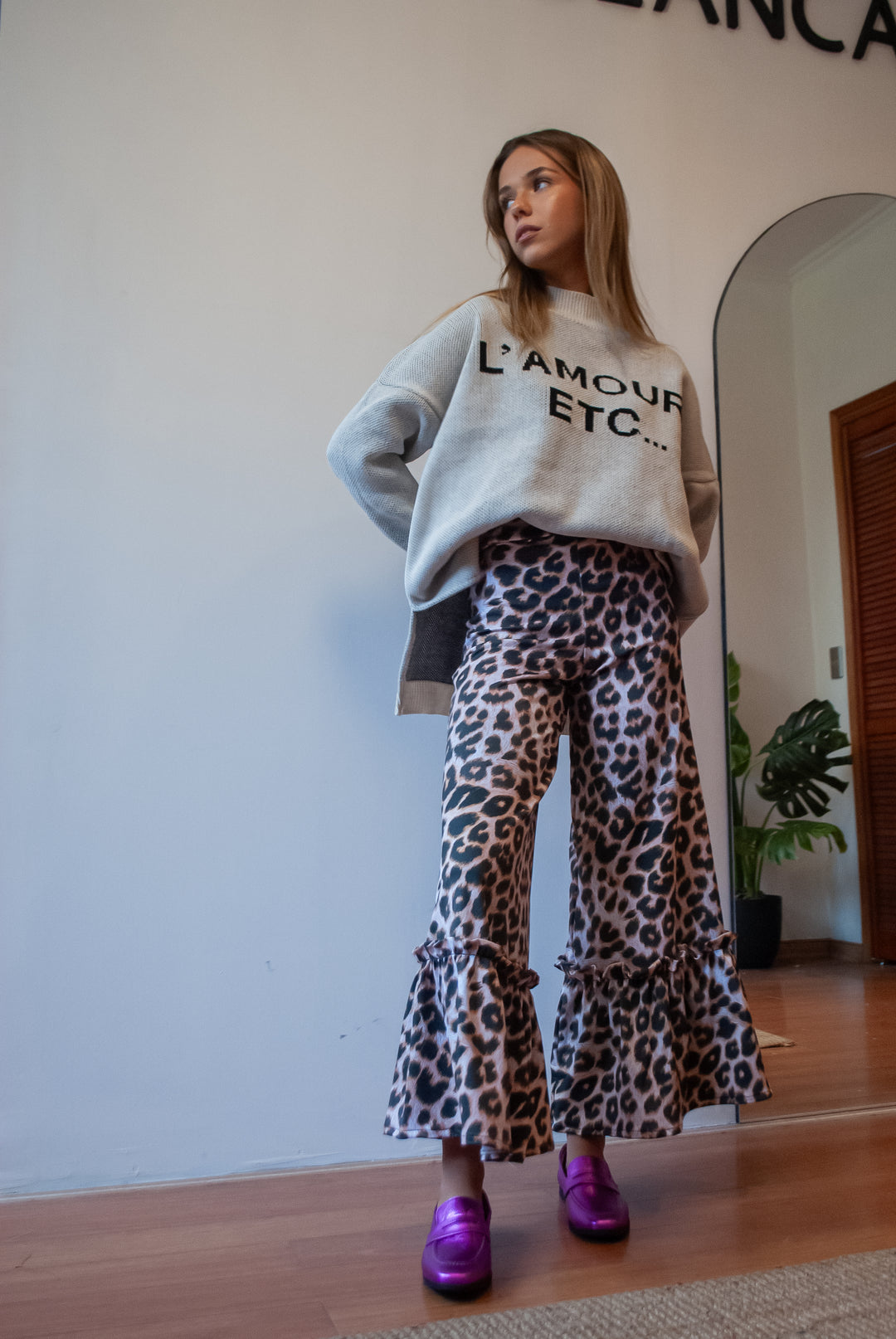 Pantalón Tomasa Leopard