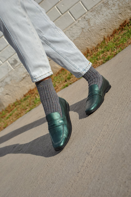 Mocasín Walk Perfect Dark Green / Cuero