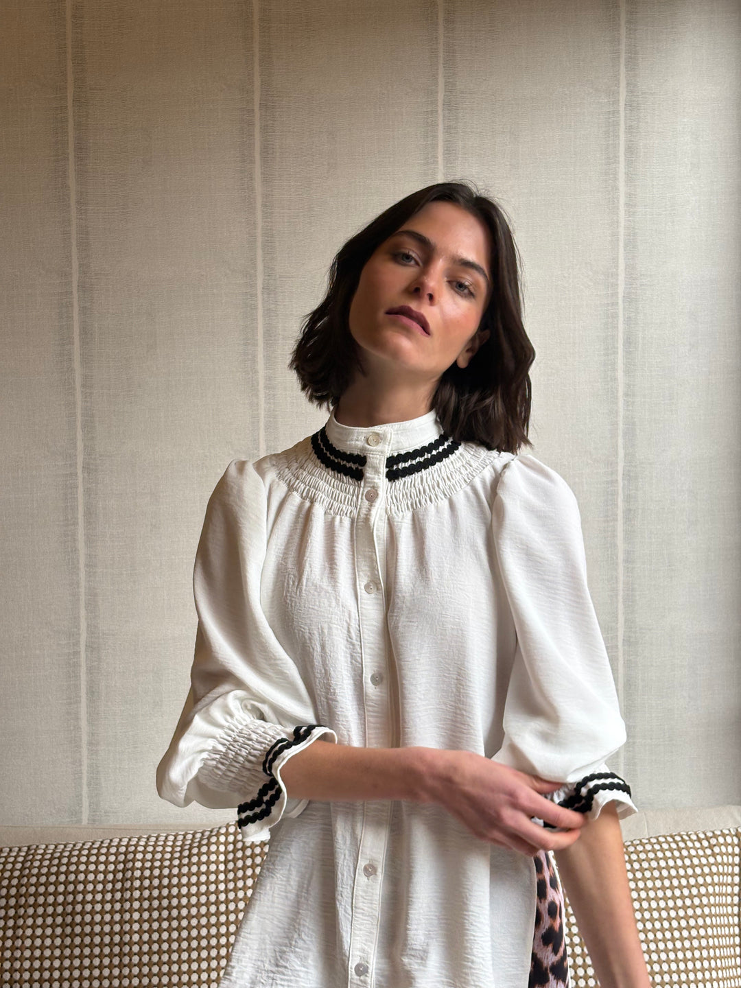 Blusa Queen Elisa White