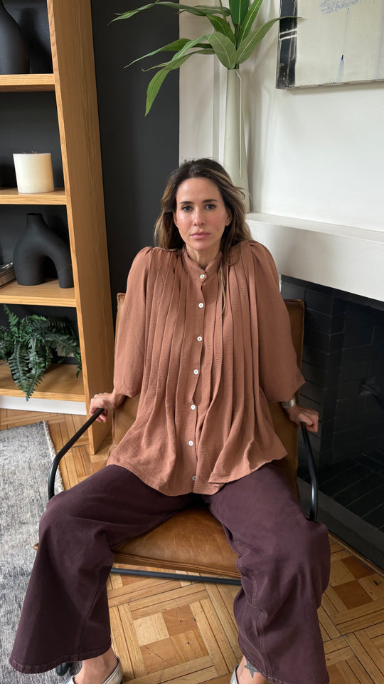Blusa Gardenia Brown