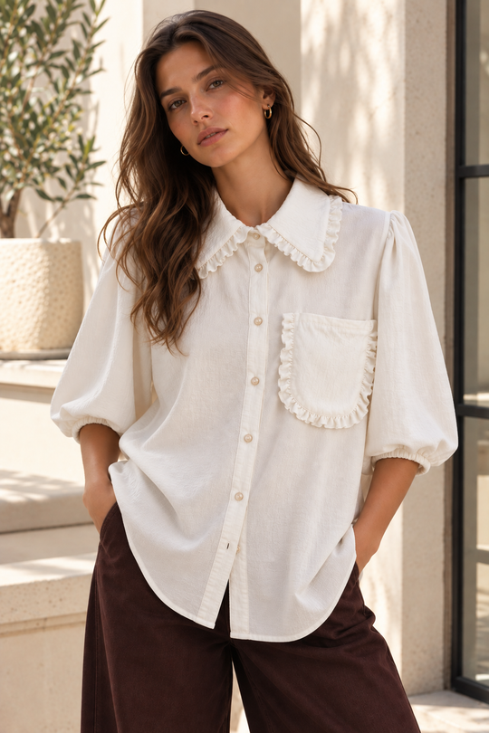 Blusa Málaga white