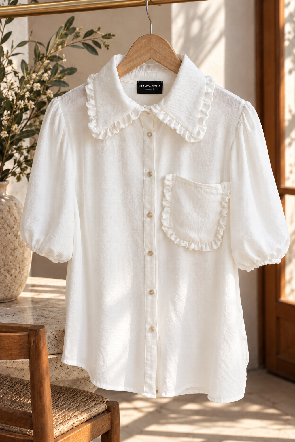 Blusa Málaga white