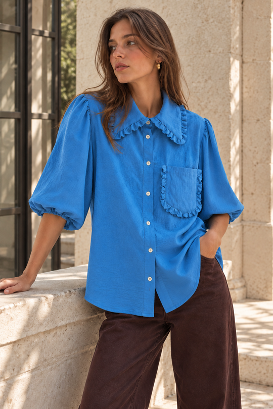 Blusa Málaga blue