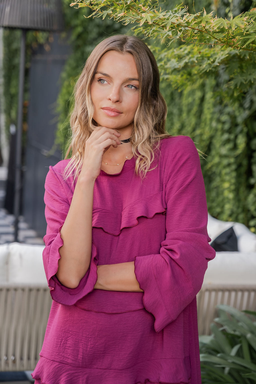 PREVENTA Vestido Roma Magenta