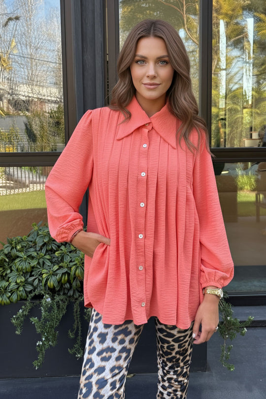 Blusa Gardenia Coral