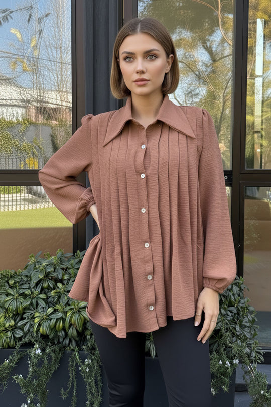 Blusa Gardenia Brown