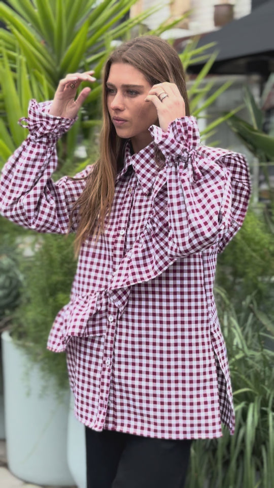 Blusa Edimburgo Burgundy