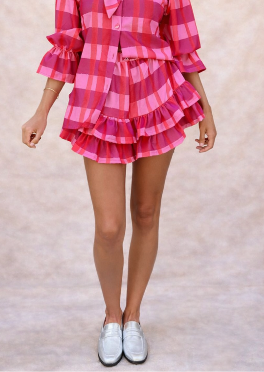 Short Vuelos Rita PINK/RED