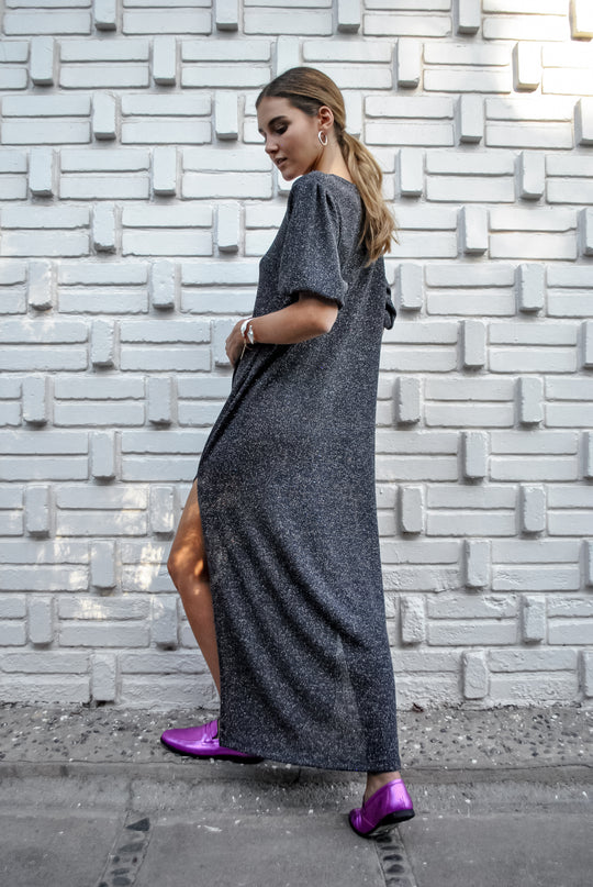 Vestido Just Glam Gray