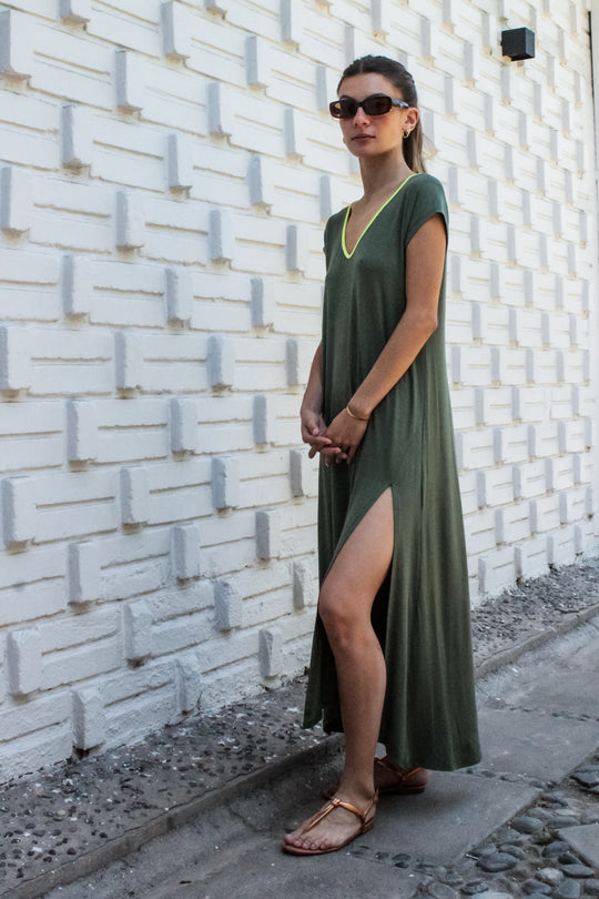 Vestido Ginebra Olive