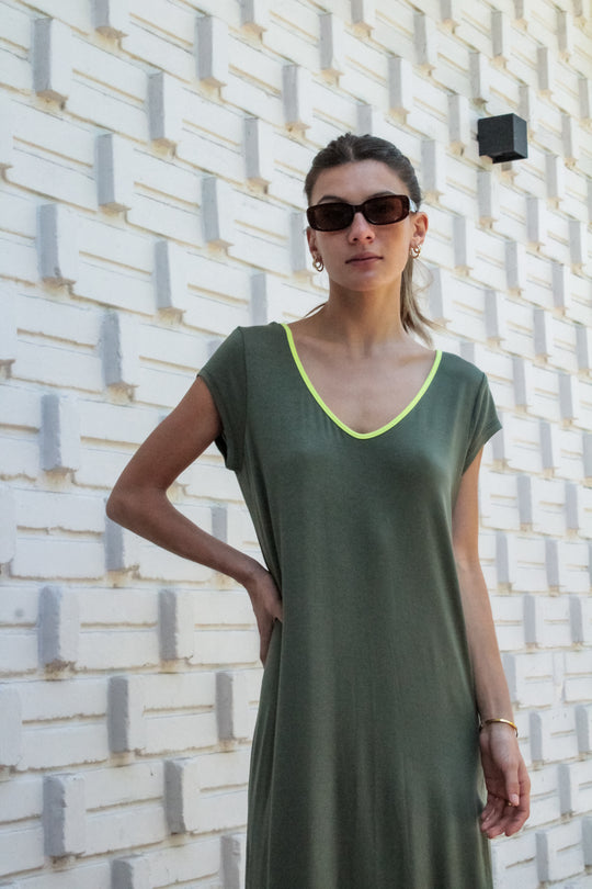 Vestido Ginebra Olive